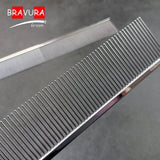 BAVURA  Pet Dematting Comb - Stainless Steel Pet Grooming Comb for Dogs and Cats Gently Removes Loose Undercoat, Mats, Tangles a