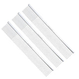 BAVURA  Pet Dematting Comb - Stainless Steel Pet Grooming Comb for Dogs and Cats Gently Removes Loose Undercoat, Mats, Tangles a