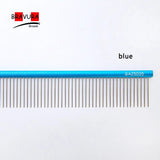 BAVURA  Pet Grooming Piano Comb Poodle Pull Hair Open Knot Comb Competition Competitive Dog Pick Hair Style Inline Comb