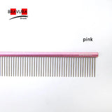 BAVURA  Pet Grooming Piano Comb Poodle Pull Hair Open Knot Comb Competition Competitive Dog Pick Hair Style Inline Comb