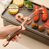 BBQ Tongs Outdoor Picnic Tongs For Barbecue Non-Slip Heat Resistant Tongs BBQ Accessories For Camping Japanese BBQ Picnic