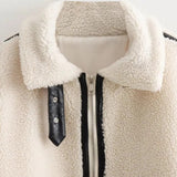BMURHMZA Winter Women's Fashion Hot Selling New Imitation Lamb Wool Loose Thickened Cold Coat