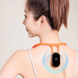 Back Support Ultrasonic Lymphatic Soothing Body sitting posture corrector Neck Instrument Neck Massager Care health care