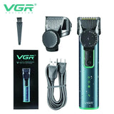Beard Trimmer Hair Cutting Kit Portable Hair Clippers Cordless Rechargeable Waterproof Electric Shaver Haircut Trimmer