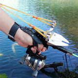 Big Power High-precision Fishing Slingshot With Laser Outdoor Hunting Catapult Outdoors Fishing Compound Bow Catching Fish Tools
