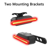 Bike Rear Light Smart Brake Sensing Light Bicycle Tail Light IPX6 Waterproof LED Charging Taillight Cycling Accessories