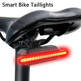 Bike Rear Light Smart Brake Sensing Light Bicycle Tail Light IPX6 Waterproof LED Charging Taillight Cycling Accessories