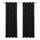 Blackout Shades Thermal Insulated Window Shade Curtains Noise Reducing Room Darkening Curtains For Bedroom Nursery