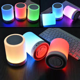 Bluetooth-compatible Speaker with LED Music Player Wireless Ball Shape Clock Speaker Mini Speaker Bluetooth Speaker Bluetooth
