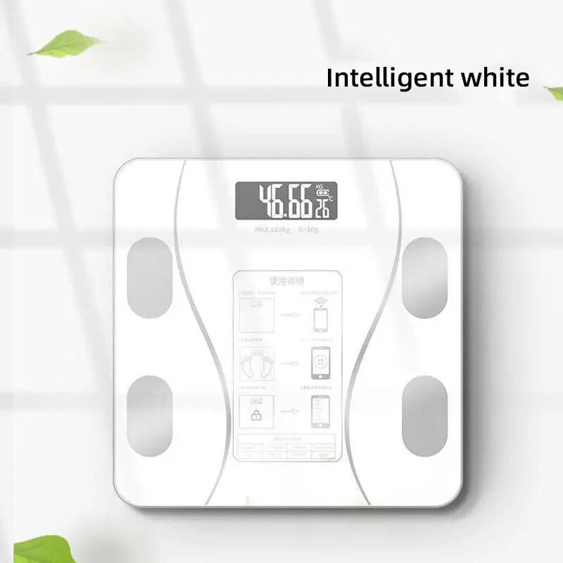 Body Fat Electronic Scale APP Smart Electronic Bluetooth Scale Rechargeable Multiple Colors Optional Fat Scale Accurate