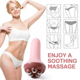 Body Slimming Massage Tool Electric Lose Weight Roller Face Lifting Machine Abdominal Exercise Handle-held Massager