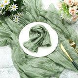 Boho Napkins Wrinkled Table Napkin Handmade Decorative Gauze Fabric Napkin For Home Wedding Party Dinner Table Valentine's Day
