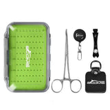Booms Fishing FF1 Vest Assortment Fly Fishing Tools Combo Include Fly Box & Forceps & Retractor & Nipper &  Leader Straightener