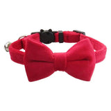 Bow Tie Collar For Dogs Comfortable Cat Adjustable Collar With Bow Dogs Apparel Accessories Lovely Collars For Home Wedding