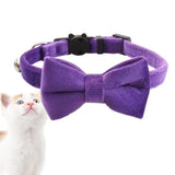 Bow Tie Collar For Dogs Comfortable Cat Adjustable Collar With Bow Dogs Apparel Accessories Lovely Collars For Home Wedding