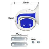 CH0007 12V Speakers Automotive 115DB Horn Auto Speaker 18 Voice Electric Siren Loud Air Snail Horn 18 Sounds Home Security Alarm