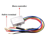 CH0007 12V Speakers Automotive 115DB Horn Auto Speaker 18 Voice Electric Siren Loud Air Snail Horn 18 Sounds Home Security Alarm