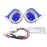 CH0007 12V Speakers Automotive 115DB Horn Auto Speaker 18 Voice Electric Siren Loud Air Snail Horn 18 Sounds Home Security Alarm