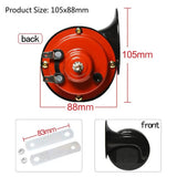 CH0024 2pcs 12V Air Horn for Car Snail Electric Air Horn Marine Loud Alarm Kit Boat Motorcycle Dual-tone Car Horn Loud Signal