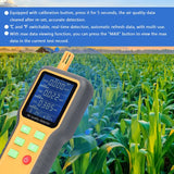 CO2 meters Air Quality Monitor Detector LCD Display with Backlit Carbon Dioxide TVOC HCHO Temperature Humidity Detect Sensor