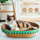 Cardboard Cat Scratchers Sturdy Corrugated Paper Scratcher With High Density Pet Supplies For Balcony Playroom Living Room