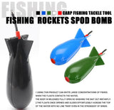 Carp Fishing Rocket Feeder 17.5/14.5/10.5cm Spod Bomb Float Lure Bait Holder Pellet Rocket Feeder Pellet Fishing Accessories