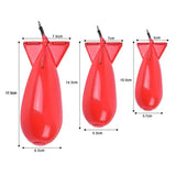 Carp Fishing Rocket Feeder 17.5/14.5/10.5cm Spod Bomb Float Lure Bait Holder Pellet Rocket Feeder Pellet Fishing Accessories
