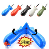 Carp Fishing Rocket Feeder 17.5/14.5/10.5cm Spod Bomb Float Lure Bait Holder Pellet Rocket Feeder Pellet Fishing Accessories