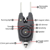 Carp Fishing Tools Bite Alarm Indicator With Remote Receiver Kit Fishing Rod Connect Equipment For Carp Bait Feeder Alert Bells