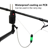 Carp Fishing Tools Bite Alarm Indicator With Remote Receiver Kit Fishing Rod Connect Equipment For Carp Bait Feeder Alert Bells