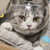 Carriers and Baby Strollers Muzzles Breathable Transparent Helmet for Cat Astronaut Helmet  Anti-Bite Cat Helmet Carriers & Cart