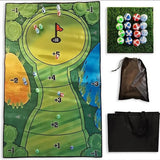 Casual Golf Game Set Golf Hitting Training Mat For Indoor and Outdoor Games, Family Gatherings, Friends Fun Occasions Good Game