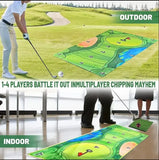 Casual Golf Game Set Golf Hitting Training Mat For Indoor and Outdoor Games, Family Gatherings, Friends Fun Occasions Good Game