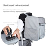 Cat Carriers Shoulder Bag Large-capacity Pet Backpack Universal Wheel Breathable Shoulders Trolley Cat Bag
