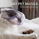 Cat Muzzle Cover Guard Hood Mouth For Cat Groomer Helpers Tools Breathable Kitten Anti Bite Muzzle For Small Dog Gift For Cat