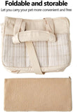 Cat Tote Bag Carrier Cotton Canvas Dog Travel Bag Carrier Tote Bag Handheld Small Dog Bag Breathable Shoulder Bag For Rabbit Cat