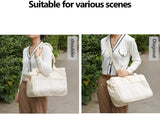 Cat Tote Bag Carrier Cotton Canvas Dog Travel Bag Carrier Tote Bag Handheld Small Dog Bag Breathable Shoulder Bag For Rabbit Cat