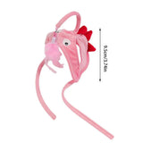 Cat Toys Cat Interactive Toys Kitten Fishing Head Mounted Hat Feathers Bait Fishing Head Covers Tease Pet Supplies Cat