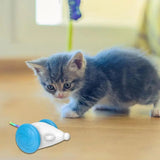 Cat Toys Electric Mouse Automatic Mouse Cat Toy For Pet Exercise Automatic Cat Toys With LED Lights USB Rechargeable Pet