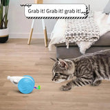 Cat Toys Electric Mouse Automatic Mouse Cat Toy For Pet Exercise Automatic Cat Toys With LED Lights USB Rechargeable Pet