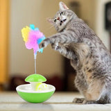 Cat Track Ball Toy Rattle Bell Toy Kitten Auto-Balancing Ball Indoor Cats Accessories For Living Room Cat House Pet Shelter Pet