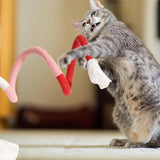 Cat Wand Toy Interactive Cleaning Teeth Chew Toy For Kittens Pet Exercise Toys For Cat House Pet Shelter Pet Shop Living Room