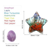 Chakra Crystal Set Healing Crystals Set For Energy Energy Crystals With Pendant Chakra Balancing Room Decor Healing Stones