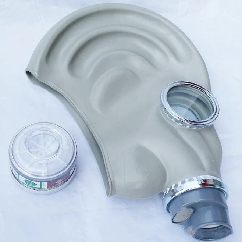 Chemical Resin Mask Industrial Safety Full Face Gas Mask Paint Workplace Safety Carbon Filter Box Dust Respirator Silicone large