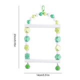 Chewing Toys Parrots Parakeet Swing And Chewing Arch For Birds Birdcage Accessories Oral Care Toy For Cockatiels Parakeet Parrot