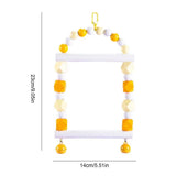Chewing Toys Parrots Parakeet Swing And Chewing Arch For Birds Birdcage Accessories Oral Care Toy For Cockatiels Parakeet Parrot