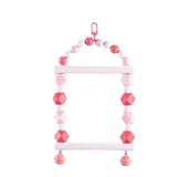 Chewing Toys Parrots Parakeet Swing And Chewing Arch For Birds Birdcage Accessories Oral Care Toy For Cockatiels Parakeet Parrot