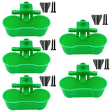 Chicken Bird Water Drinking Cups for Chicken Quail Chicken Waterer Bowl Automatic Poultry Coop Feeder water Drinking Cups 5/10Pc