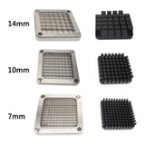 Chips Cutter Stainless Steel Blade Potato Cutting Machine +3 Blades Size French Fry Potato Chips Cutter Vegetable Kitchen Gadget