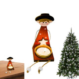 Christmas Angel Candlestick Christmas Angel Boys Candlesticks With Vivid Painting Dinner Supplies For Bedroom Study Room Living